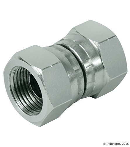 Hydraulik Verschraubung Gerader Stutzen, einstellbar 1/4"