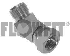 Hydraulische Adapter, BSP männlich x BSP Swivel Buchse 45 ° geschmiedet Compact Ellenbogen