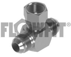 Hydraulische Adapter, JIC Stecker X JIC Swivel weiblich x JIC Stecker Branch Tee, 9/40,6 cm X 9/40,6 cm X 9/40,6 cm
