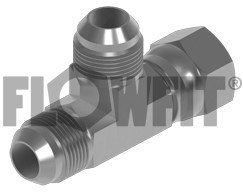 Hydraulische Adapter, JIC Stecker X JIC Swivel weiblich x JIC Stecker Brach geschmiedet Tee