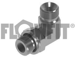 Hydraulische Adapter, BSP Stecker X BSP Stecker 90 ° POSITIONAL geschmiedet Ellenbogen, 3/10,2 cm
