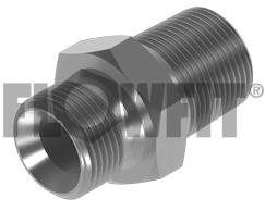Hydraulische Adapter, BSP männlich x BSPT männlich