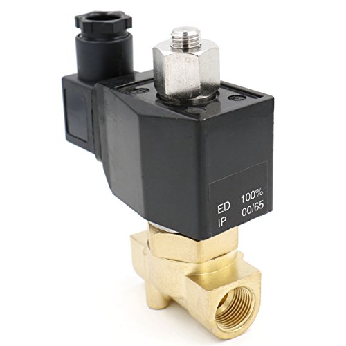 heschen Messing Elektrisches Magnetventil 2 wk040–10 PT 3/8 AC 220 V Direct Action Wasser Air Gas Normalerweise offen - 2