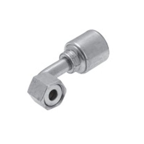 Gates Fluid Power 7347–03244–5 Schlauch Fassung, 12 gs12fforx90s 3/10,2 cm Bohrung bis 1,3/40,6 cm Global Spirale SAE weiblich 90 Grad kurz GS