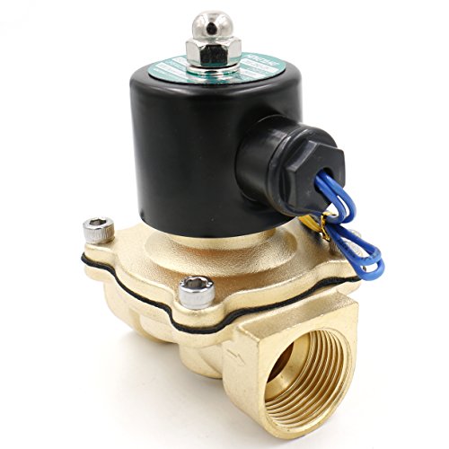 heschen Messing Elektrisches Magnetventil 2,5 cm DC 12 V Direct Action Wasser Air Gas Normalerweise geschlossen Ersatz-Ventil