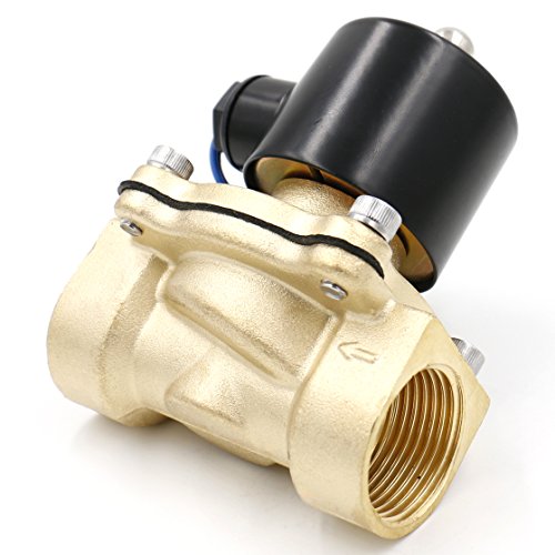 heschen Messing Elektrisches Magnetventil 2,5 cm DC 12 V Direct Action Wasser Air Gas Normalerweise geschlossen Ersatz-Ventil - 2