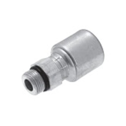 Gates Fluid Power 7100–00234–5 Schlauch Fassung, 12 g14mb Mega Crimp SAE O Ring Boss Stecker, gerade