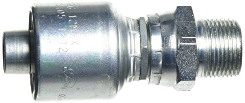 Gates Fluid Power 7100–00035–5 Schlauch Fassung, 12 g12mpx Mega Crimp NPTF Male Pipe Drehgelenk Stecker, gerade - 2