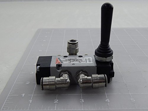 Camozzi 378–905 manuell betrieben Ventil, 5/7,6 cm CO, 1/20,3 cm Hebel Spring - 7