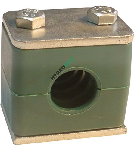 Hydraulik Rohrschelle, einfach, Ø 8 mm, zur Befestigung von Hydraulikschläuchen & Rohrleitungen