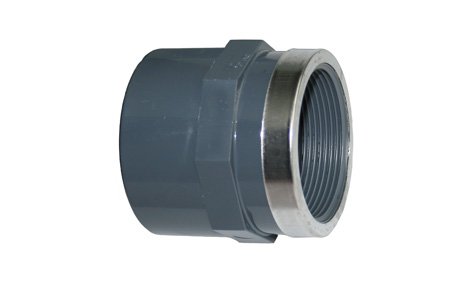 COBI PVC-Gewindemuffe mit Verstärkungsring Muffe x IG 25 x 3/4" PN 16