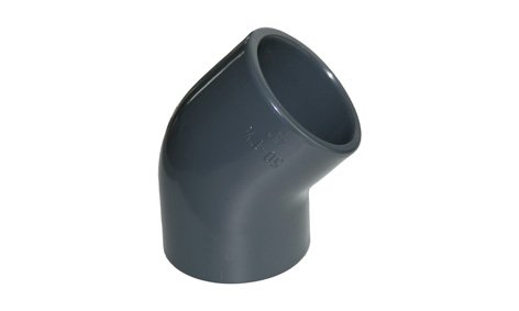 COBI PVC-Winkel 45° - 2 x Klebemuffe