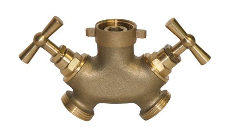COBI Zweiwege-Ventil Eingang 3/4" IG (drehb) zwei Abg. einz. absperrbar