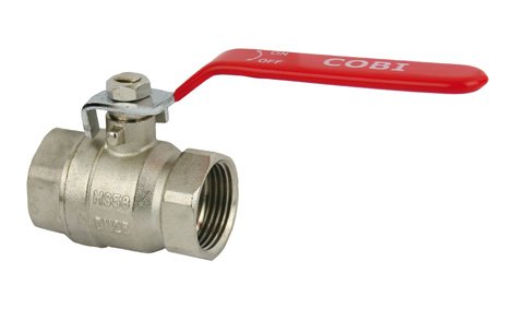 COBI Messing-Muffenkugelhahn PN 25 bds. IG