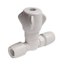 Wavin – Hep2o Wasserhahn Kaltwasser – Hx36 – 22 mm, weiß